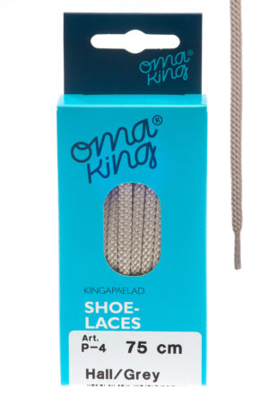 omaking shoelaces p-4 grey