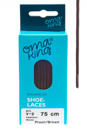 OmaKing shoelaces v-2 brown