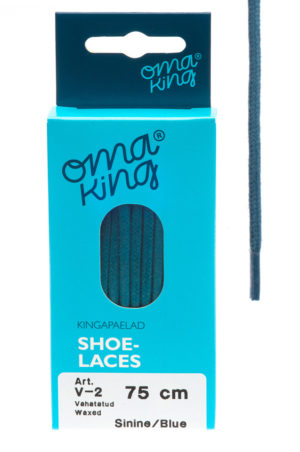 OmaKing shoelaces v-2 blue